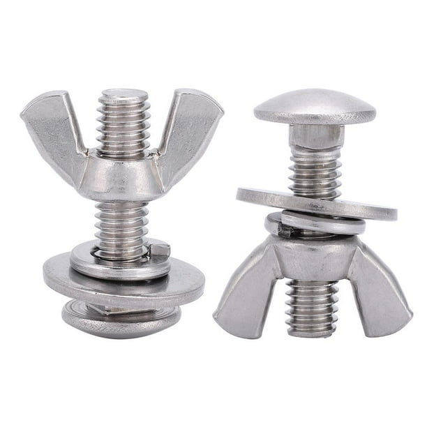 Wing Screw Butterfly Bolts Wing Nuts Butterfly Bolts 316 Stainless Steel Material Diving Screws for Diving Fasteners in Home Wing Screw Butterfly Bolts Wing Nuts Butterfly Bolts 316 Stainless Steel Material Diving Screws for Diving Fasteners in Home